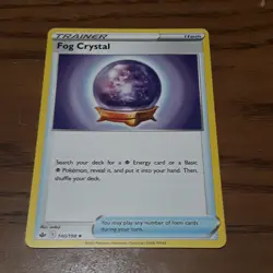 Pokemon TCG Sword & Shield Chilling Reign Item Fog Crystal Uncommon #140/198 - Image 1