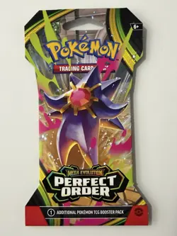 (VERY HEAVY)🔥 31.70g Pokemon Perfect Order Sleeved Booster Pack Factory Sealed✅ - Image 2