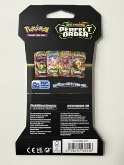 (VERY HEAVY)🔥 31.70g Pokemon Perfect Order Sleeved Booster Pack Factory Sealed✅ - Image 3