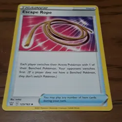 Pokemon TCG Battle Styles Trainer Item Escape Rope Uncommon #125/163 - Image 1