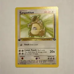 Kangaskhan 21/64 Jungle Rare 1st Edition Pokemon Regular 1999 WOTC - Image 1