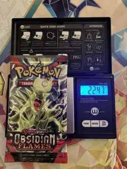 VERY HEAVY! 22.47Gram Obsidian Flames Pokemon TCG Factory Sealed Booster Pack!!! - Image 1