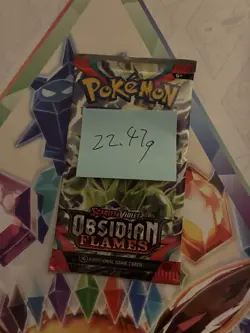 VERY HEAVY! 22.47Gram Obsidian Flames Pokemon TCG Factory Sealed Booster Pack!!! - Image 2