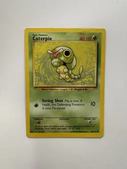 Pokemon TCG Caterpie 45/102 Base Set - Image 1