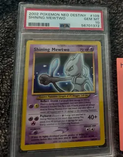 Pokemon PSA 10 Shining Mewtwo Neo Destiny - Image 1