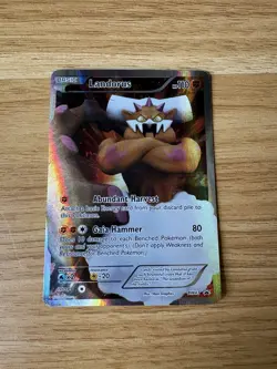 Pokemon TCG Landorus Full Art Promo Holo Black & White BW43 - Image 2