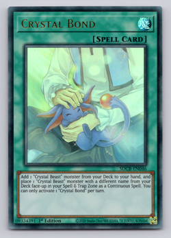 Crystal Bond - SDCB-EN046 - Ultra Rare - 1st Edition Yugioh - Image 1