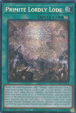 Primite Lordly Lode Prismatic Rare Yugioh Mega Pack 2025 - Image 1