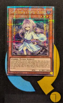 RA03-EN014 Ghost Reaper & Winter Cherries Quarter Century Secret Rare 1st YuGiOh - Image 1