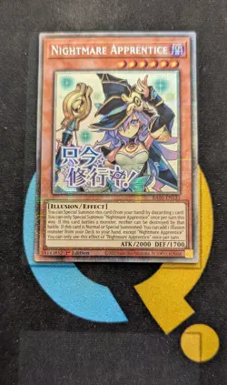 RA05-EN135 Nightmare Apprentice Variant Art Starlight Rare 1st Ed YuGiOh - Image 1