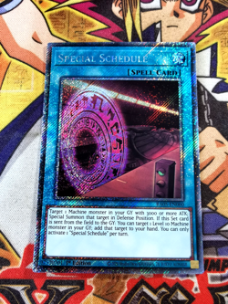 Special Schedule ra05-en060 (NEW) Platinum-Secret Rare Yu-Gi-Oh! - Image 1
