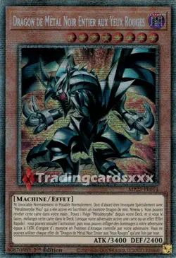 Yu-Gi-Oh! Dragon de Metal Noir Entier aux Yeux Rouges : STAR MP25-FR014 - Image 1