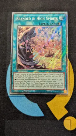 RA05-EN067 Branded in High Spirits Platinum Secret Rare 1st Ed YuGiOh - Image 1