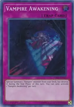 1x (EX) Vampire Awakening - DASA-EN010 - Super Rare - 1st Edition YuGiOh - Image 1