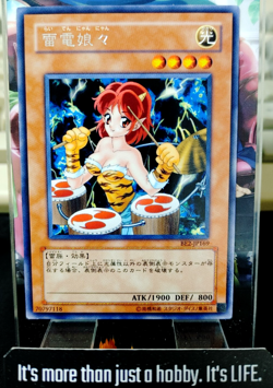 Thunder Nyan Nyan Yu-Gi-Oh Yugioh BE2-JP169 Rare Uncensored Art Konami JAPAN - Image 1