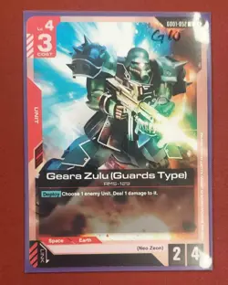 Gundam Card Game Geara Zulu (Guards Type) GD01-052 - Newtype Rising - Image 1