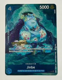 Jinbe P-030 Championship CS Series 2023 Event Pack One Piece Promo English Card - Image 1