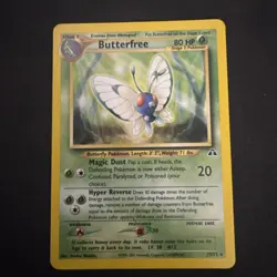 Butterfree - 19/75 - Pokemon Neo Discovery Unlimited Rare Card WOTC Lp - Image 1