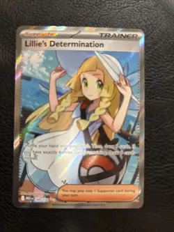 Pokemon TCG Mega Evolution Lillie’s Determination Full Art Trainer Card 169/132 - Image 1