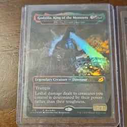 Magic: The Gathering Ikoria Foil Godzilla & Destoroyah Card Lot 2020 - 3 Cards - Image 2
