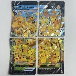 Pikachu V-Union [Set of 4] SWSH: Sword & Shield Promo Cards Holo - Image 1