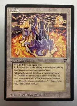 Magic The Gathering Urborg Legends Legendary Land 1994 - Image 1