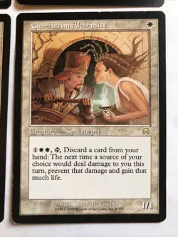 Cho-Arrim Alchemist X4 Mercadian Masques Ex Condition See Front/back Pics - Image 4