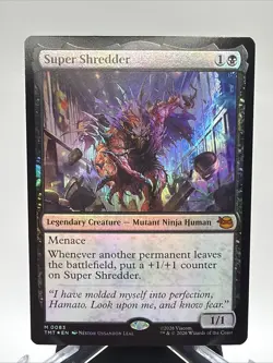 Mtg Super Shredder (TMT 0083) - Foil TMNT Teenage Mutant Ninja Turtles - Image 2