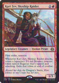 Foil Kari Zev, Skyship Raider - Aether Revolt | MTG Card - Image 1