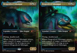 Light Play, English MTG Foil Dragonlord Silumgar - Rainbow Foil Secret Lair Drop - Image 1