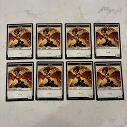 Magic the Gathering MTG Angel 8 Tokens - Image 1