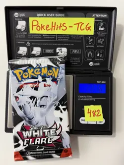 (HEAVY)🔥 22.76g Pokemon TCG White Flare Booster Pack Factory Sealed✅ - Image 1