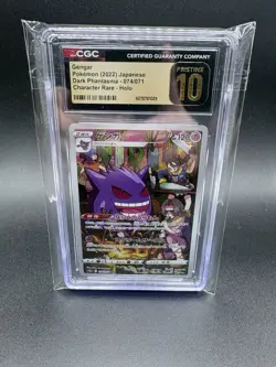 2022 Pokemon Dark Phantasma Gengar 074/071 CHR Graded CGC PRISTINE 10 - Image 1