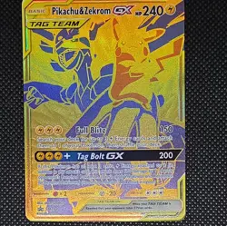 Pokemon TCG Pikachu & Zekrom GX SM248 Holo Promo NM Card ⚡ - Image 3