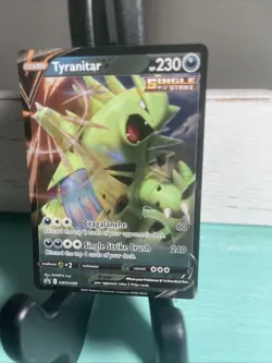 Tyranitar V SWSH109 Holo Black Star Promo Sword Shield Pokemon - Image 3