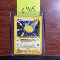 Pokemon Pikachu 70/111 Neo Genesis Common Pokemon Card Unlimited Vintage c405 - Image 1