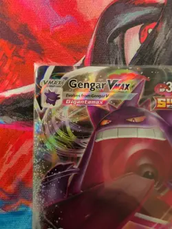 Pokemon Gengar VMAX Fusion Single Strike Holo Card 157/264 - Image 5