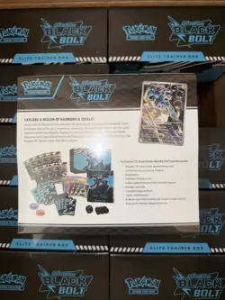 Pokemon Black Bolt Elite Trainer Box Etb Sealed | LOT OF 10 - Image 2