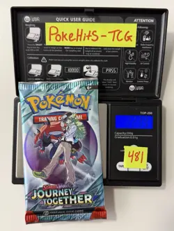 (SOLID)🔥22.39g Pokemon TCG Journey Together Booster Pack Factory Sealed ✅ - Image 1