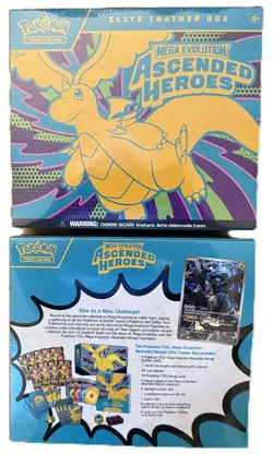 2 X Pokemon Mega Evolution ASCENDED HEROES ELITE TRAINERS ETB NEW SEALED - Image 2