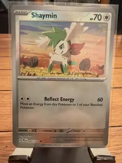 Pokemon TCG Shaymin Master Ball Pattern Holo 087/131 Prismatic Evolutions 2025 - Image 1