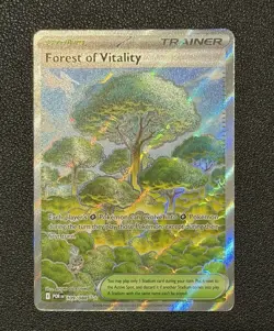 Pokemon TCG Forest of Vitality POR 109/088 Full Art Trainer Stadium Foil English - Image 1