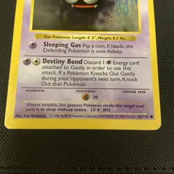 Gastly 050/102 Base Set (Shadowless) Pokemon - Image 3