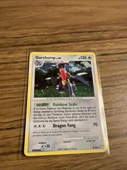 Pokemon Garchomp 9/123 Holo Mysterious Treasures 2007 LP - Image 1