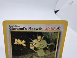 Giovanni's Meowth 43/132 1st Edition Gym Challenge Pokemon TCG 2000 LP - Image 2