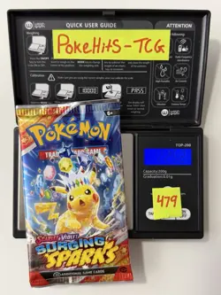 (HEAVY)🔥 22.52g Pokemon TCG Surging Sparks Booster Pack Factory Sealed✅ - Image 1