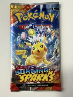 (HEAVY)🔥 22.52g Pokemon TCG Surging Sparks Booster Pack Factory Sealed✅ - Image 2