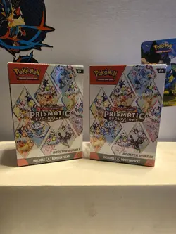 Prismatic Evolutions Booster Box X2 Factory Sealed Pokemon - Image 1