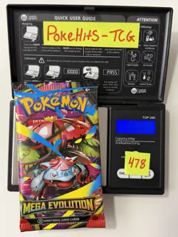 (HEAVY)🔥 22.53g Pokemon TCG Mega Evolution Booster Pack Factory Sealed✅ - Image 1