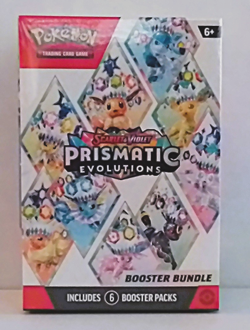 Pokemon TCG Scarlet & Violet Prismatic Evolutions Booster Bundle - 6 Packs! NEW! - Image 1